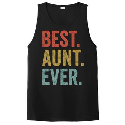 Vintage Retro Aunt Present Idea Best Aunt Ever Great Gift PosiCharge Competitor Tank