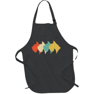Vintage Retro Art Schnauzer Apron