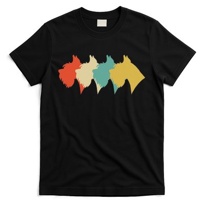 Vintage Retro Art Schnauzer T-Shirt