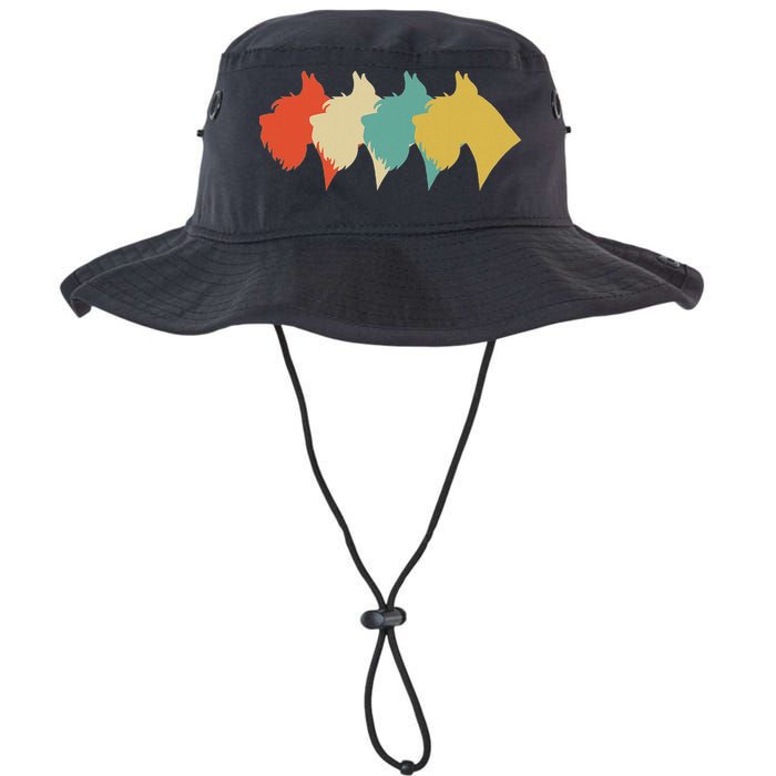 Vintage Retro Art Schnauzer Bucket Hat