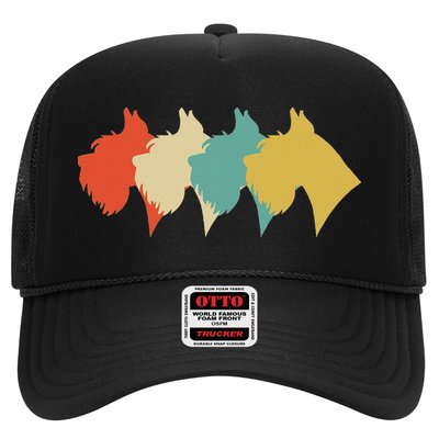 Vintage Retro Art Schnauzer Hat
