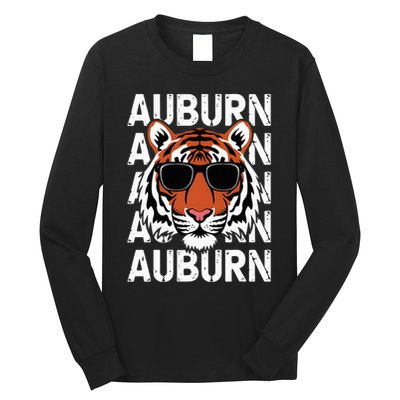 Vintage Retro Auburn Style Classic Long Sleeve Shirt