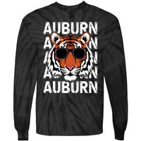 Vintage Retro Auburn Style Classic Tie-Dye Long Sleeve Shirt