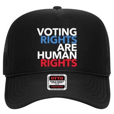 Voting Rights Are Human Rights (Red, White, Blue) Trucker Hat