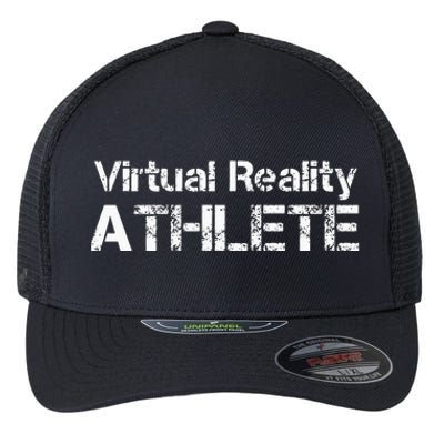 Virtual Reality ATHLETE For VR Gamers Flexfit Unipanel Trucker Cap