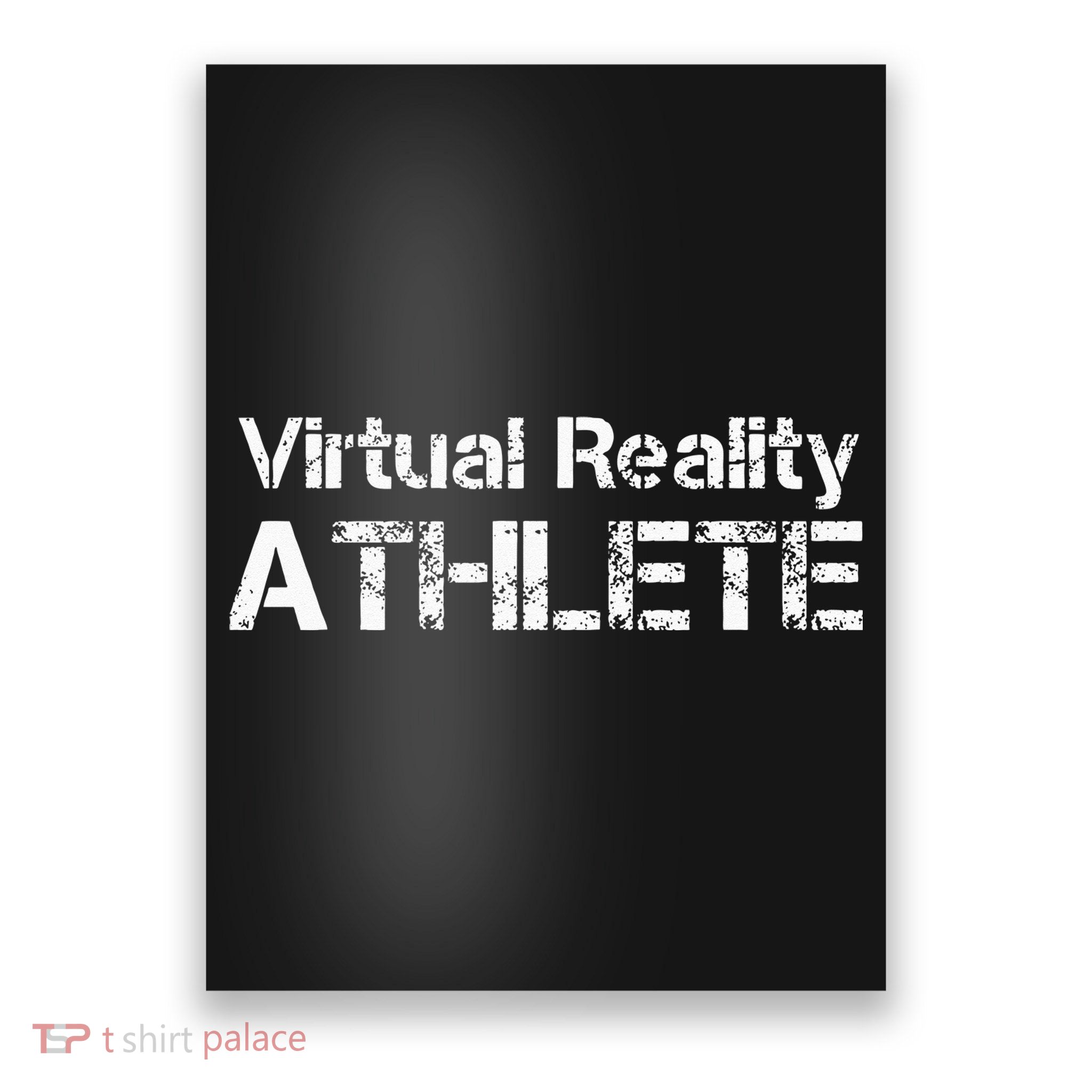 Virtual Reality ATHLETE For VR Gamers Poster