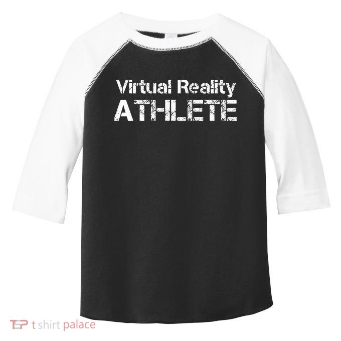 Virtual Reality ATHLETE For VR Gamers Toddler Fine Jersey T-Shirt