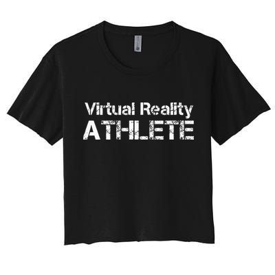 Virtual Reality ATHLETE For VR Gamers Crop Top
