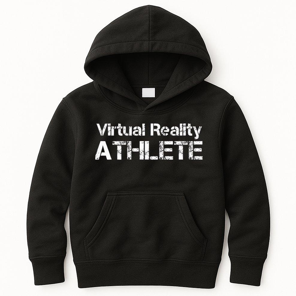 Virtual Reality ATHLETE For VR Gamers Kids Hoodie