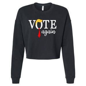 Vote Republican Again Presidential Election 2024 Cropped Pullover Crew