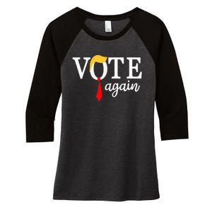 Vote Republican Again Presidential Election 2024 Women's Tri-Blend 3/4-Sleeve Raglan Shirt