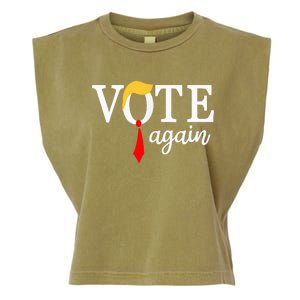 Vote Republican Again Presidential Election 2024 Garment-Dyed Women's Muscle Tee