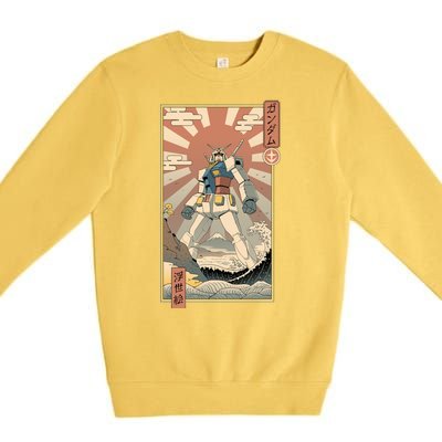 Vintage Gundam Robot Kawaii Premium Crewneck Sweatshirt