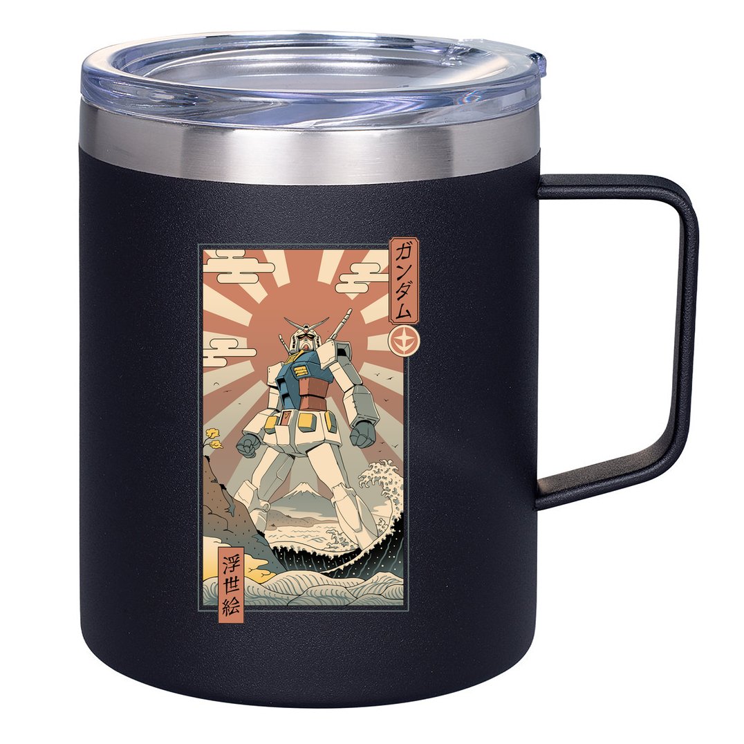 Vintage Robot Kawaii 12oz Stainless Steel Coffee Mug
