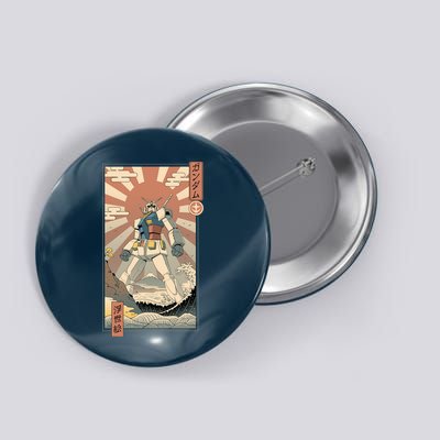 Vintage Robot Kawaii Button