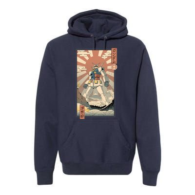 Vintage Gundam Robot Kawaii Premium Hoodie