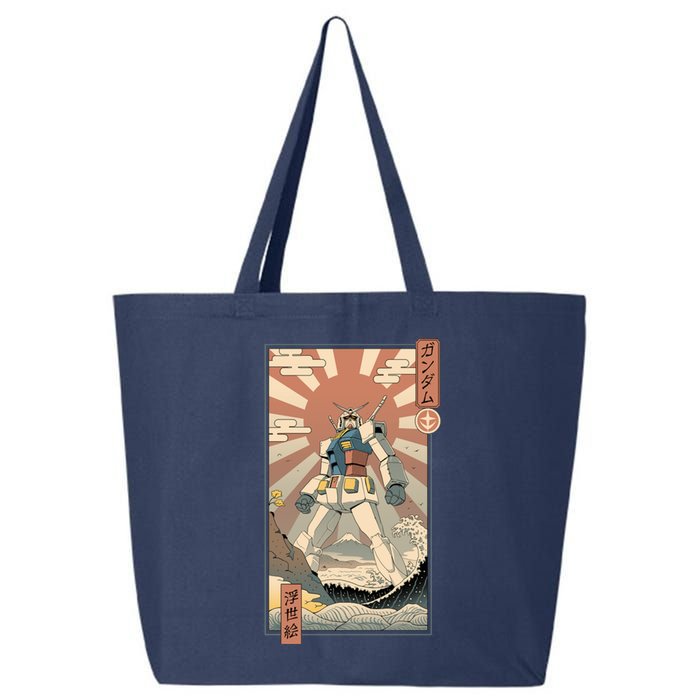 Vintage Gundam Robot Kawaii 25L Jumbo Tote