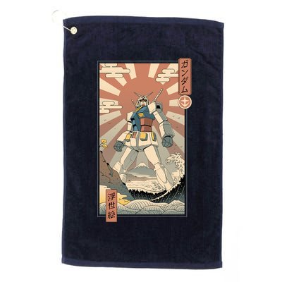 Vintage Robot Kawaii Golf Towel