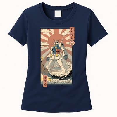 Vintage Robot Kawaii Womens T-Shirt