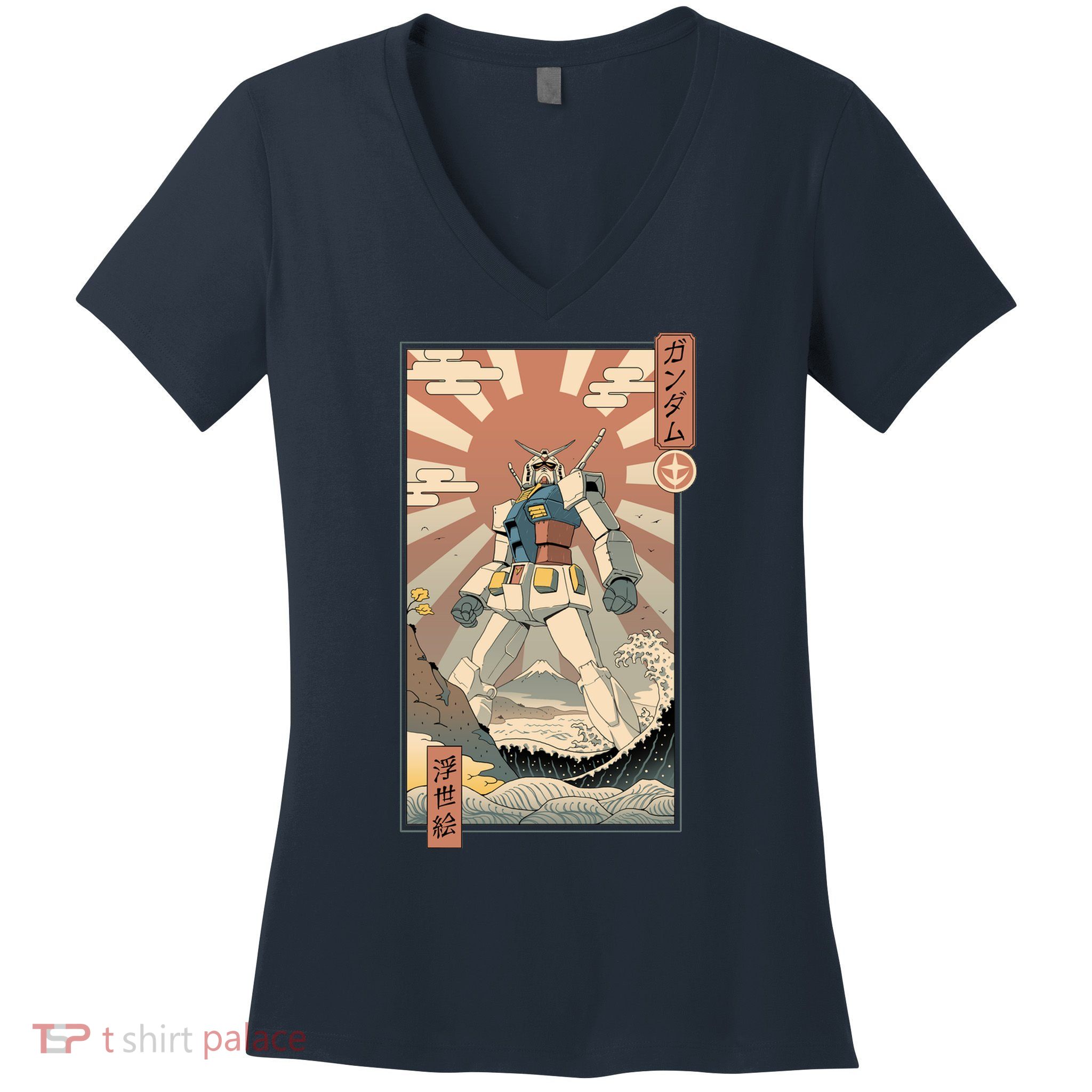 Vintage Robot Kawaii Women's V-Neck T-Shirt