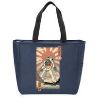 Vintage Gundam Robot Kawaii Zip Tote Bag