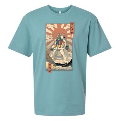 Vintage Gundam Robot Kawaii Sueded Cloud Jersey T-Shirt