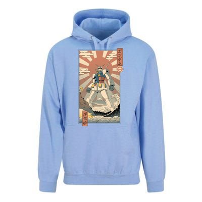 Vintage Gundam Robot Kawaii Unisex Surf Hoodie