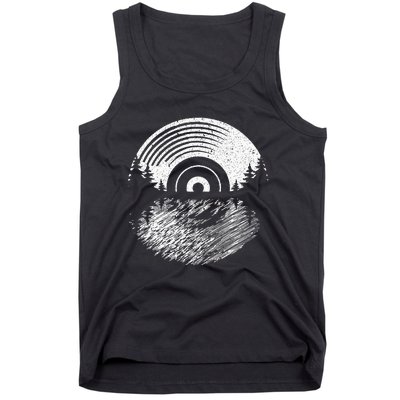 Vinyl Record Album Classic Music Player Lover Audiophile Tank Top