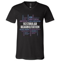 Vestibular Rehabilitation Audiologist Pt Ot Therapy V-Neck T-Shirt