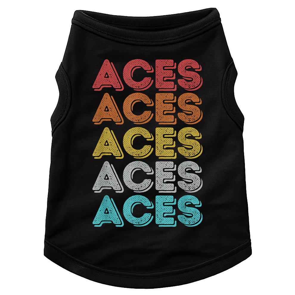 Vintage Retro Aces Doggie Tank