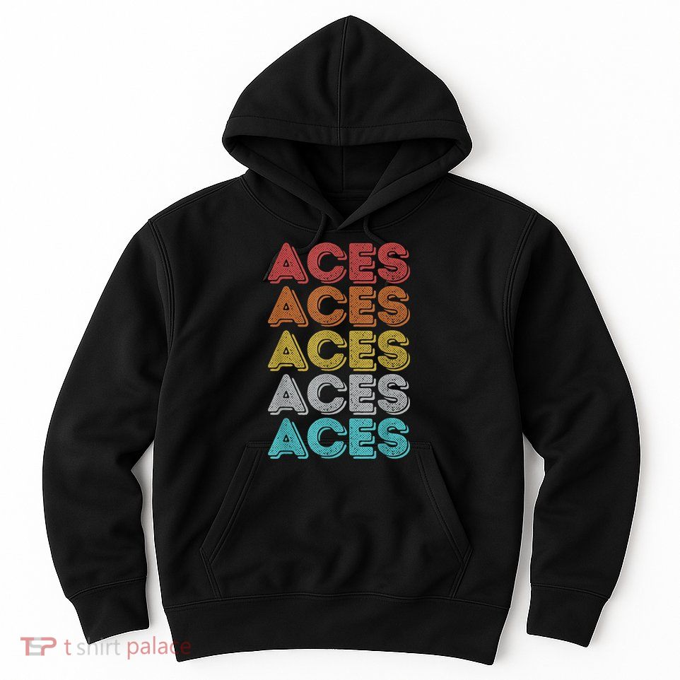 Vintage Retro Aces Hoodie