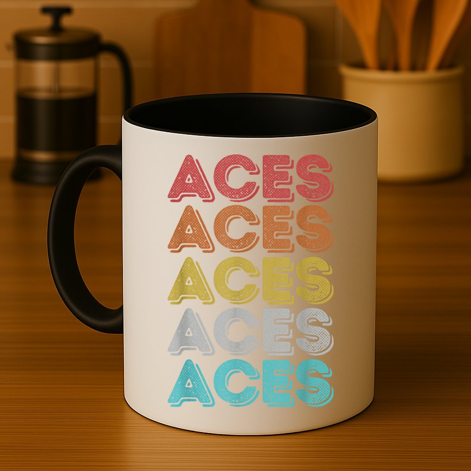 Vintage Retro Aces Mug