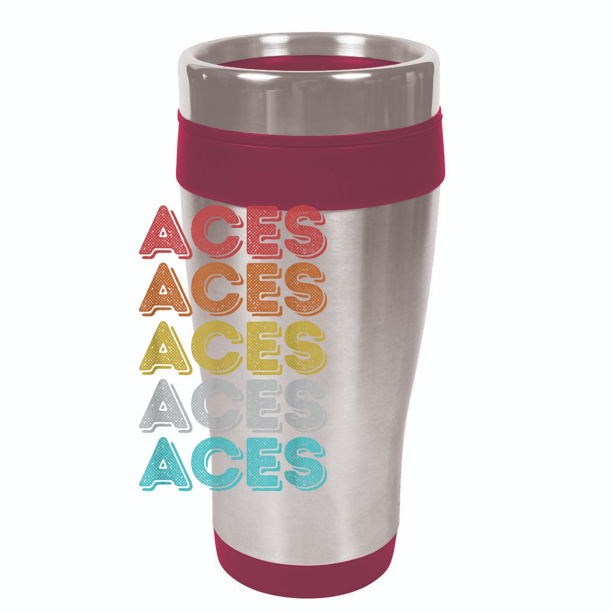Vintage Retro Aces 15oz Campfire Ceramic Mug
