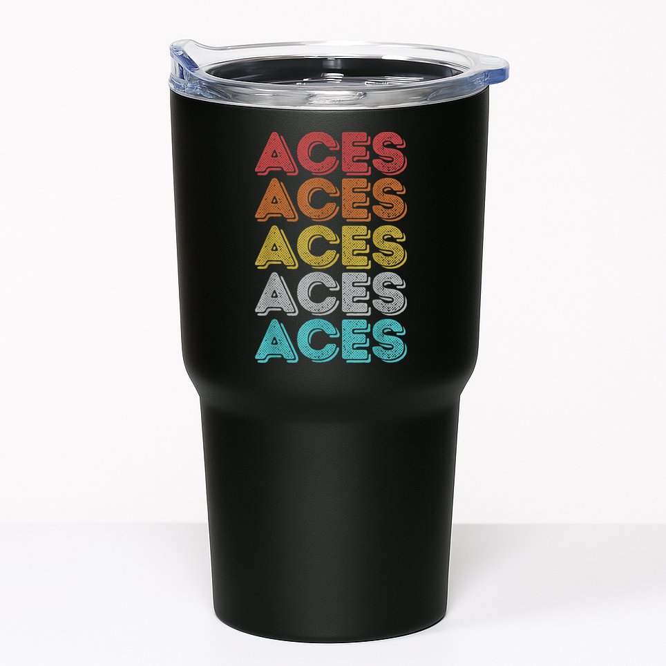 Vintage Retro Aces Tumbler