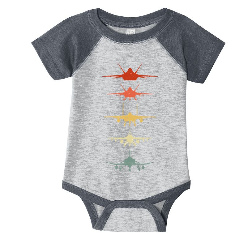 Vintage Retro Air Force Infant Baby Jersey Bodysuit