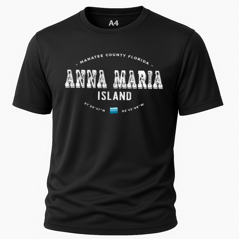 Vintage Retro Anna Maria Island Florida Graphic Gift Performance Shirt