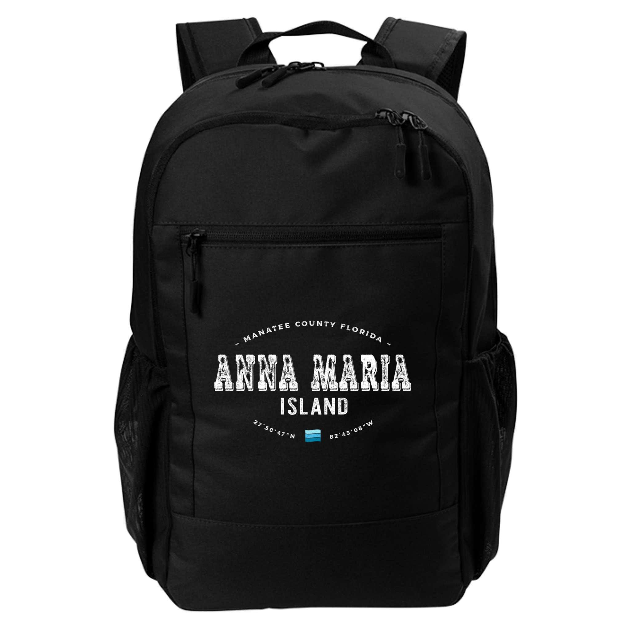 Vintage Retro Anna Maria Island Florida Graphic Gift Backpack