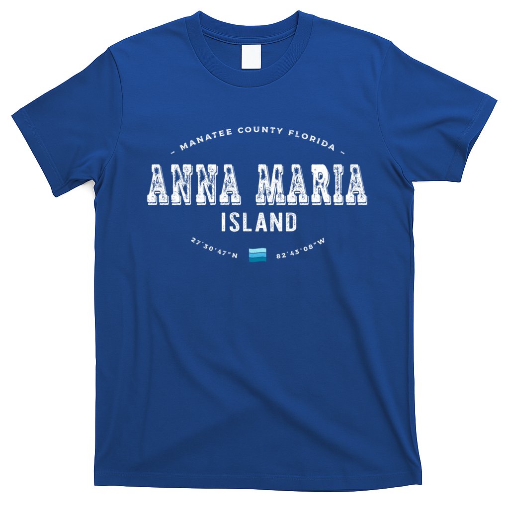 Vintage Retro Anna Maria Island Florida Graphic Gift T-Shirt