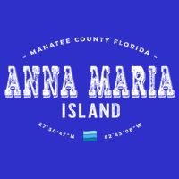 Vintage Retro Anna Maria Island Florida Graphic Gift Toddler Hoodie