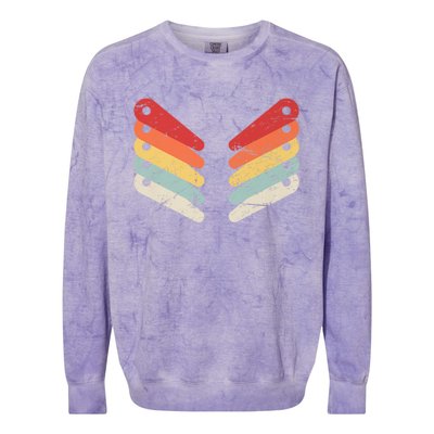 Vintage Retro Arcade Pinball Colorblast Crewneck Sweatshirt