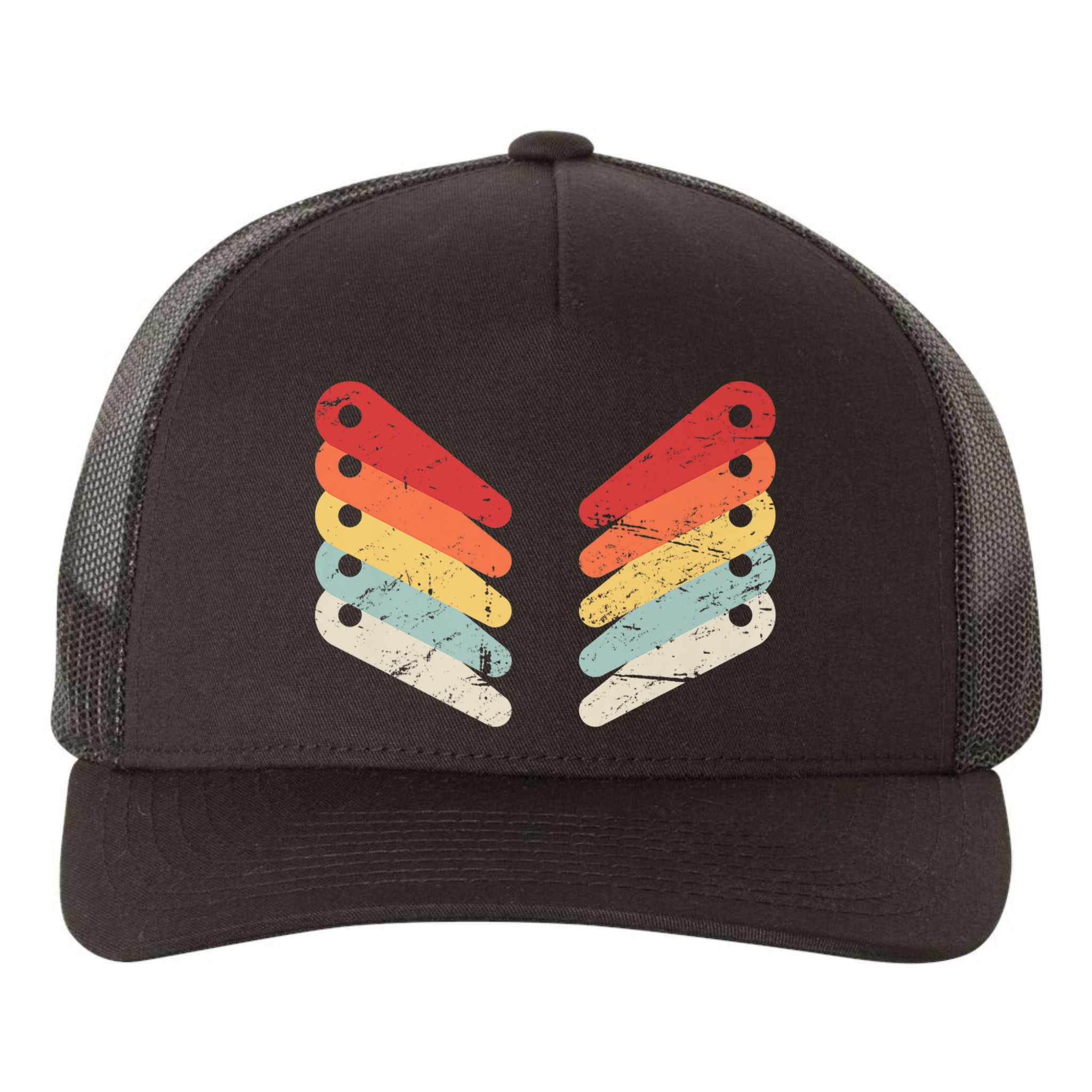 Vintage Retro Arcade Pinball Yupoong Adult 5-Panel Trucker Hat