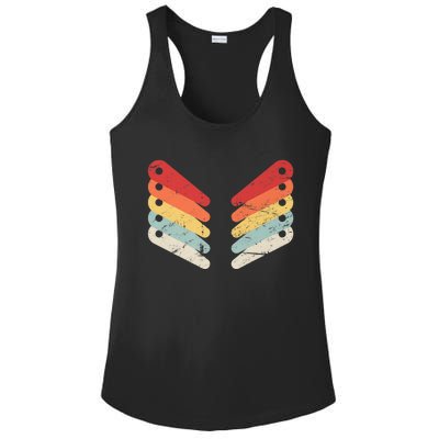 Vintage Retro Arcade Pinball Ladies PosiCharge Competitor Racerback Tank