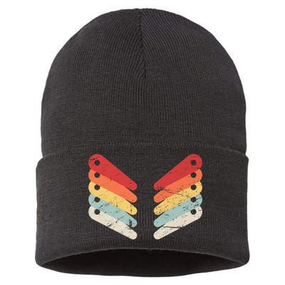 Vintage Retro Arcade Pinball Sustainable Knit Beanie