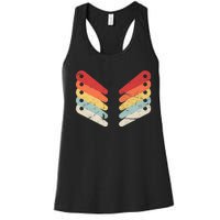 Vintage Retro Arcade Pinball Women's Racerback Tank