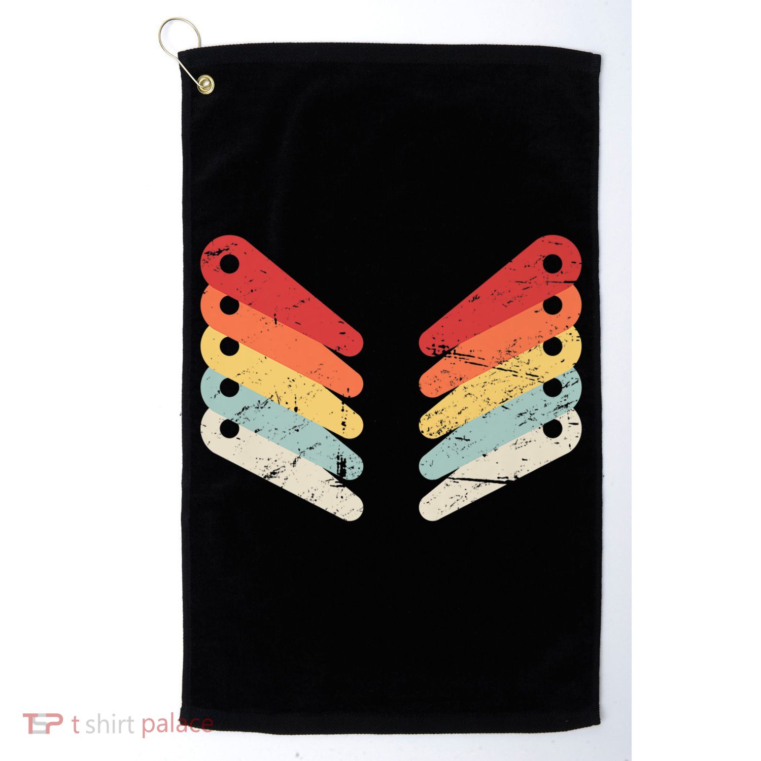 Vintage Retro Arcade Pinball Golf Towel