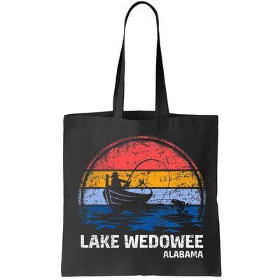 Vintage Retro Alabama Wedowee Lake Summer Fishing Bag