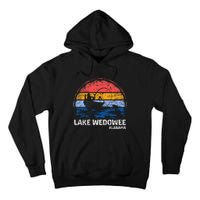 Vintage Retro Alabama Wedowee Lake Summer Fishing Tall Hoodie