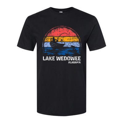 Vintage Retro Alabama Wedowee Lake Summer Fishing Softstyle® CVC T-Shirt