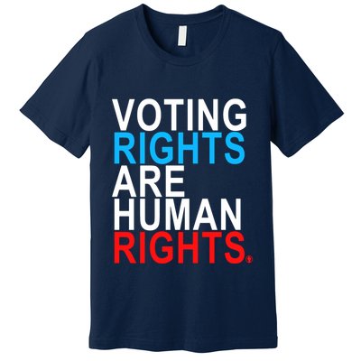 Voting Rights Are Human Rights (Red, White, Blue) Premium Premium T-Shirt