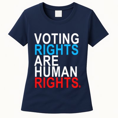 Voting Rights Are Human Rights (Red, White, Blue) Premium Womens T-Shirt
